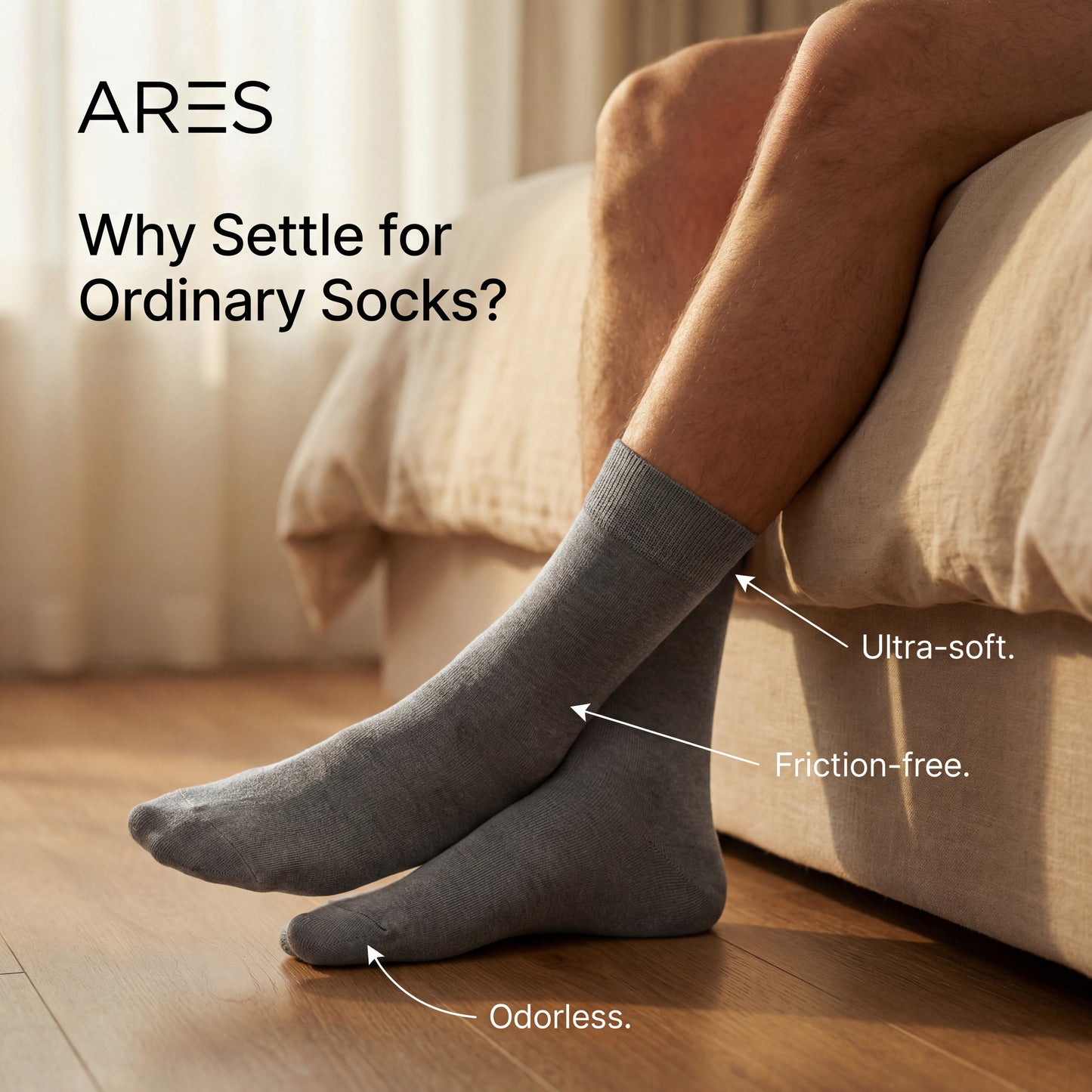 Calcetines de seda de primera calidad | Comodidad todo el día (NUEVO)